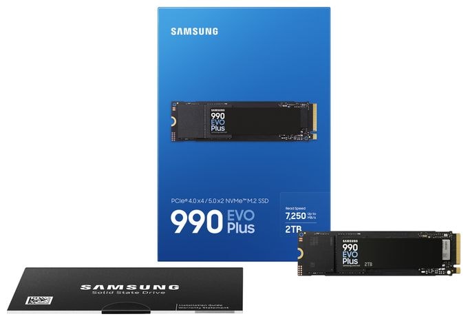 2 TB SSD PCI Express 4.0 M.2 990 Evo Plus 