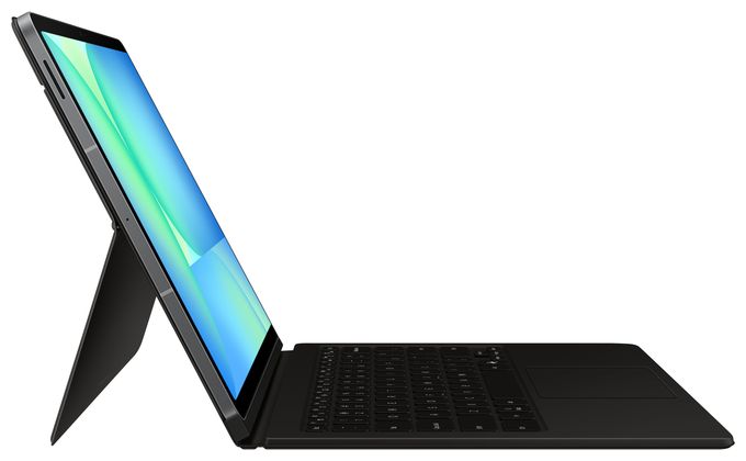für Samsung Galaxy Tab S10 FE+  Book Cover Keyboard (Schwarz) 