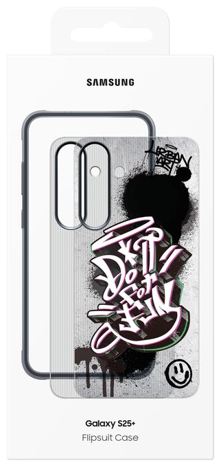 Cover für Samsung Galaxy S25+  Flipsuit Rugged Case (Schwarz, Mehrfarbig) 