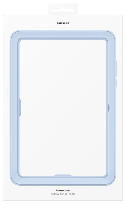 Cover für Samsung Galaxy Tab S11 bis 27,9 cm (11") Stoßfest, Schlagfest (Blau) Frame 