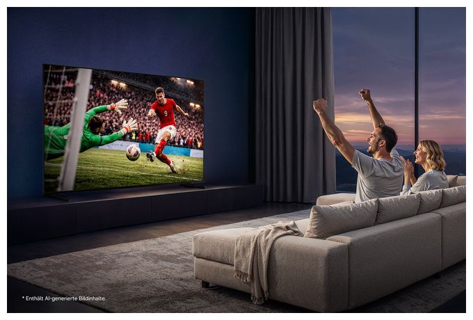 Micro RGB 2,16 m (85 Zoll) Fernseher 4K Ultra HD VESA 600 x 400 mm  GMR85R85HAUXZG (Schwarz, Titan) 
