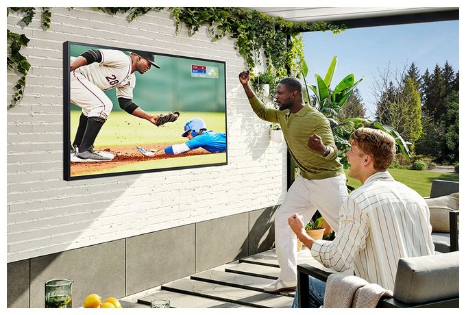 NeoQLED 139,7 cm (55 Zoll) Fernseher 4K Ultra HD VESA 200 x 200 mm GQ55LST7DAT The Terrace 