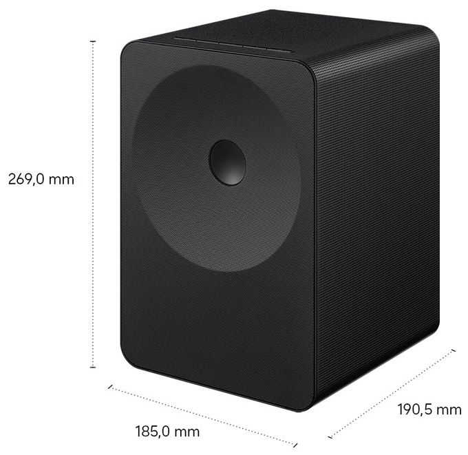 Wlan Lautsprecher mit Bluetooth  Music Studio 7 HW-LS70H/ZG (Schwarz) 