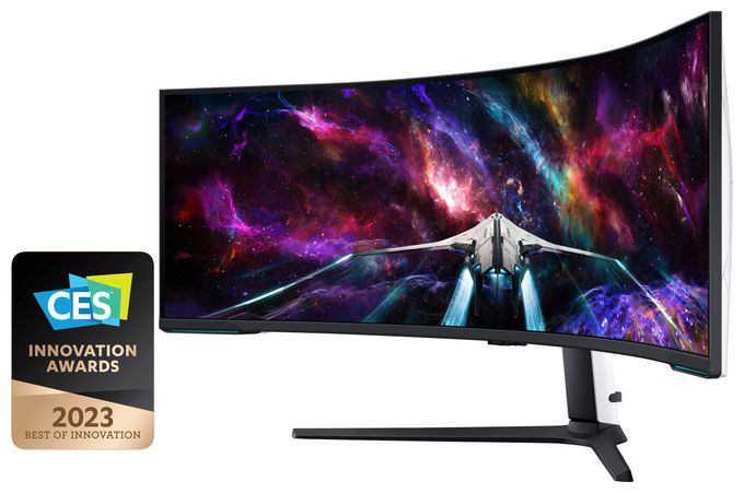 4K Ultra HD Monitor 144,8 cm (57 Zoll) 32:9 1 ms 420 cd/m²  Odyssey Neo G95NC LS57CG954NUXEN (Weiß) 