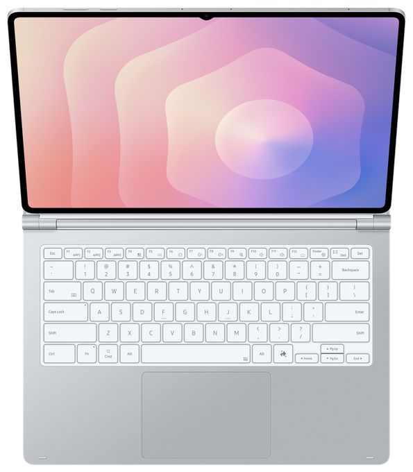 für Samsung Galaxy Tab S11 Ultra  Pro Keyboard (Silber) 