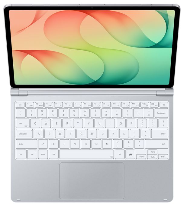 für Samsung Galaxy Tab S12+  Pro Keyboard (Silber) 