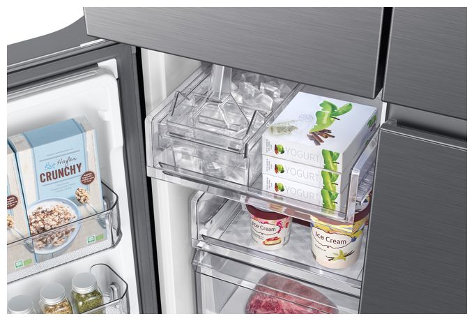 Side-by-Side Kühl-/ Gefrierkombination French Door 390 l / 259 l 362 kWh 1746 mm x 912 mm  RF59C700ES9 (Silber) 