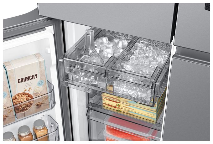 Side-by-Side Kühl-/ Gefrierkombination French Door 386 l / 250 l 365 kWh NoFrost 1830 mm x 912 mm  RF65DG9H0ESR (Edelstahl) 