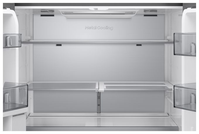 Side-by-Side Kühl-/ Gefrierkombination French Door 399 l / 224 l 363 kWh NoFrost 1853 mm x 912 mm  RM90F67CEC (Schwarz) 