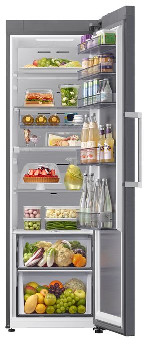 387 l Kühlschrank freistehend EEK: C 77 kWh Jahr  RR70H39CCTEF (Silber) 