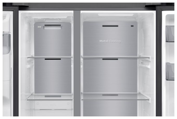 Side-by-Side Kühl-/ Gefrierkombination 420 l / 220 l 279 kWh 1780 mm x 912 mm  RS70F65KDF (Schwarz) 