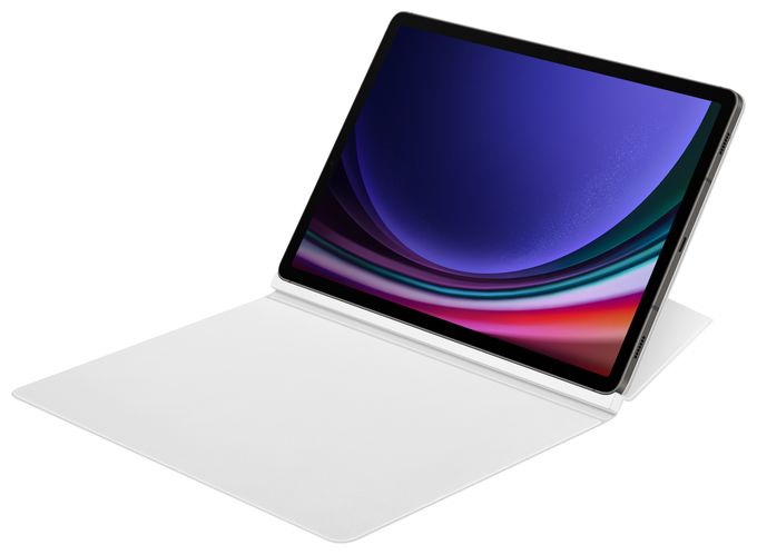 Folio für Samsung Galaxy Tab S9, Galaxy Tab S9 FE, Galaxy Tab S10 FE, Galaxy Tab S10 Lite bis 27,9 cm (11") (Weiß) Smart Book Cover 