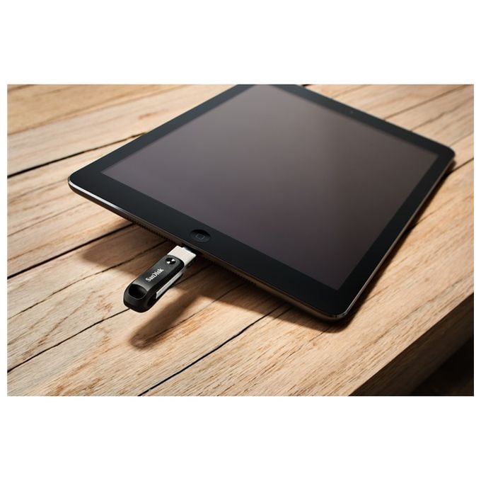 USB Type-A / Lightning Stick 128 GB  iXpand Go (Schwarz, Silber) 