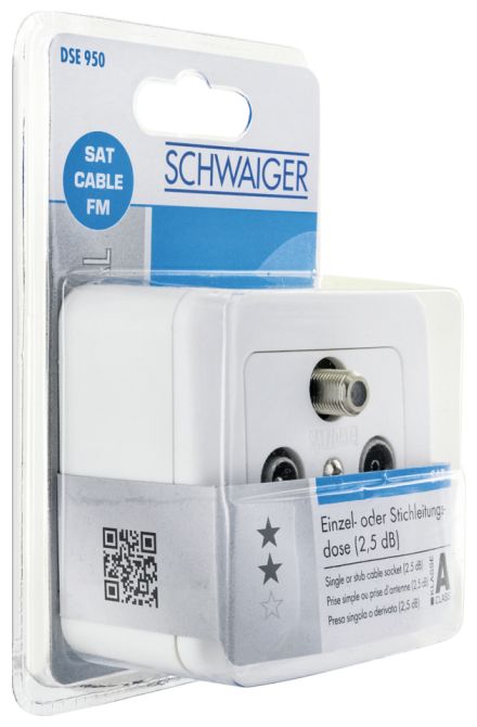 DSE950531 Einzel-Stichleitungsdose im Set SAT-Anschluss 