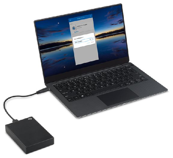 2 TB externe Festplatte  One Touch (Schwarz) 