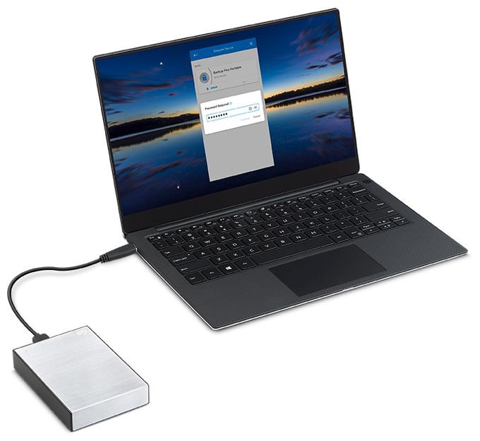 4 TB externe Festplatte 3.5"  One Touch (Schwarz, Silber) 