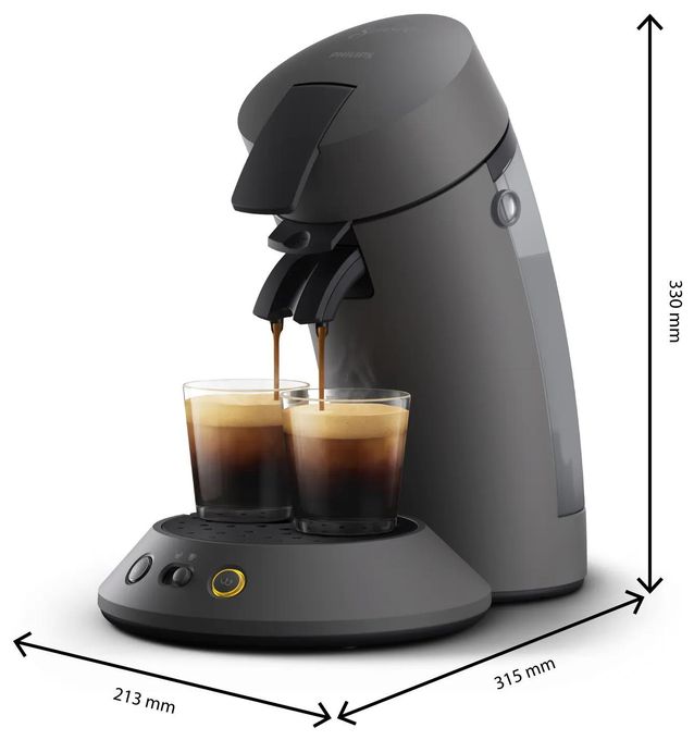 Kaffeepad Maschine  CSA210/50 Original Plus (Grau) 
