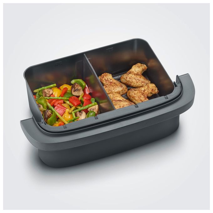 Doppel Heißluftfritteuse 9 l 2600 W  FR2490 (Schwarz) 