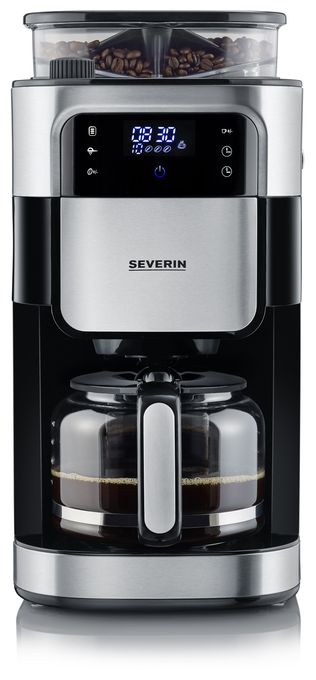 10 Tassen Filterkaffeemaschine  KA4813 (Schwarz, Edelstahl) 