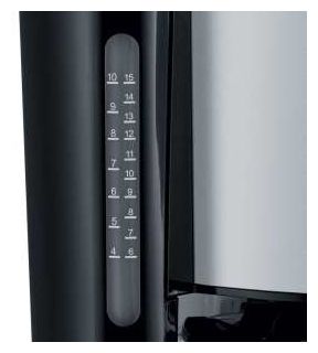 10 Tassen Filterkaffeemaschine  KA4825 (Schwarz, Edelstahl) 