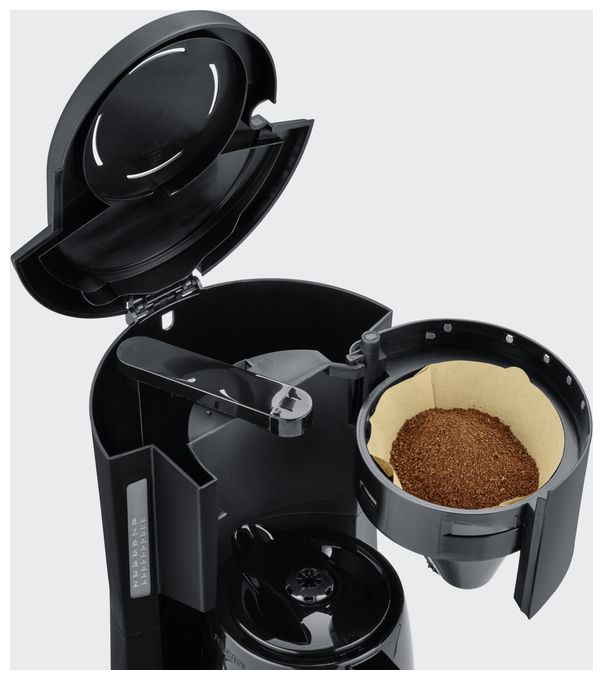 8 Tassen Thermo Filterkaffeemaschine 1,0 l  KA9306 (Schwarz) 