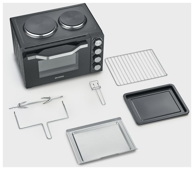 2500 W TO2074 Back-und Toastofen m.Koch­plat­ten 