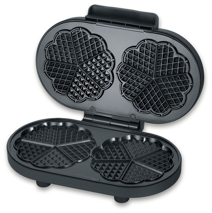 Waffeleisen Herz (Form) für 2 Waffel(n) 1200 W WA2118 