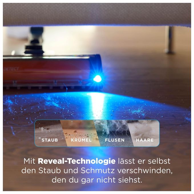 Handstaubsauger Beutellos bis 60 min Laufzeit HEPA  IA1244EU (Blau) 