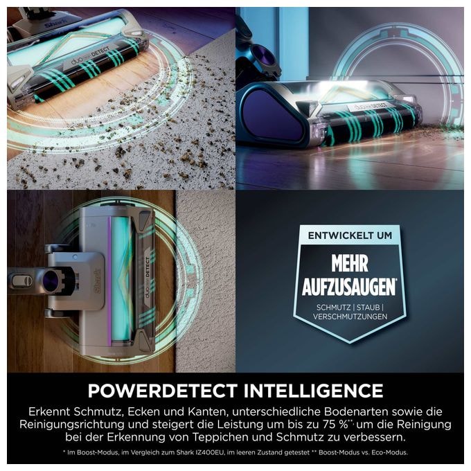 Handstaubsauger Beutellos bis 70 min Laufzeit  IP1251EUT PowerDetect (Grau, Violett) 