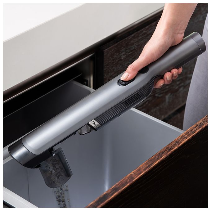 Handstaubsauger Beutellos bis 5 min Laufzeit 12 V HEPA  WV200EU (Silber) 