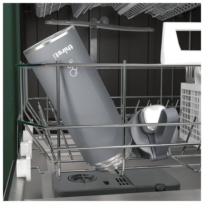 Kunststoff, Edelstahl  Thirsti 530ml (Grau) 