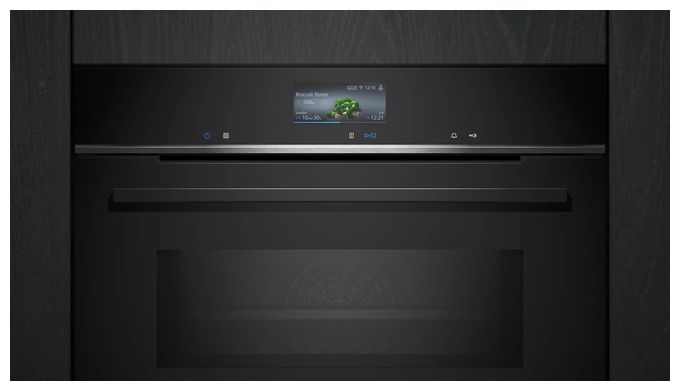 Einbaubackofen Mikrowelle iQ700 HM736G1B1 