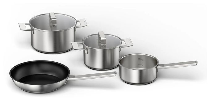 (Edelstahl) HZ9SE040 Kochgeschirr-Set 4-teilig 