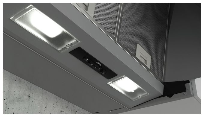 Dunstabzugshaube/Esse Einbau 60 cm (Edelstahl) iQ100 LE63MAC00 Zwischenbau 