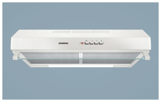 Abluft/Umluft Dunstabzugshaube/Esse Unterbau 60 cm (Weiß) iQ100 LU63LCC20 