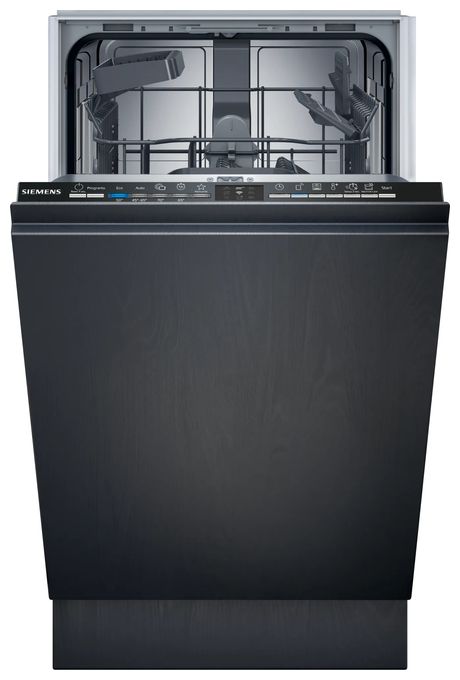 45 cm Geschirrspüler vollintegriert (ohne Front) Leise 10 Maßgedecke aquaStop Funktion Wärmetauscher iQ100 SR61HX16KE 
