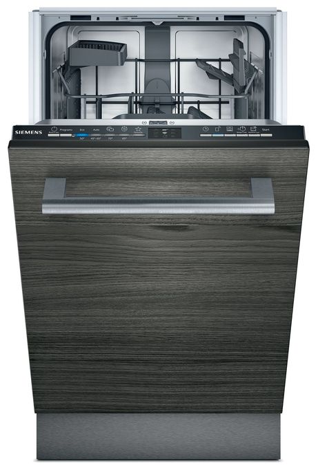 45 cm Geschirrspüler vollintegriert (ohne Front) Leise 9 Maßgedecke aquaStop Funktion iQ100 SR61IX05KE 