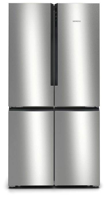 Side-by-Side Kühl-/ Gefrierkombination French Door 405 l / 200 l 333 kWh NoFrost 1830 mm x 910 mm  iQ300 KF96NVPEA (Silber) 
