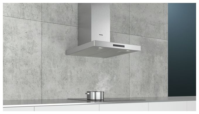 Umluft Dunstabzugshaube/Esse Wand 60 cm (Edelstahl) iQ300 LC66BBM50 