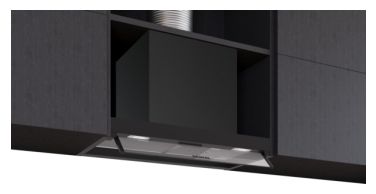 Abluft/Umluft Dunstabzugshaube/Esse Einbau 60 cm (Schwarz) iQ300 LJ65BCC60 