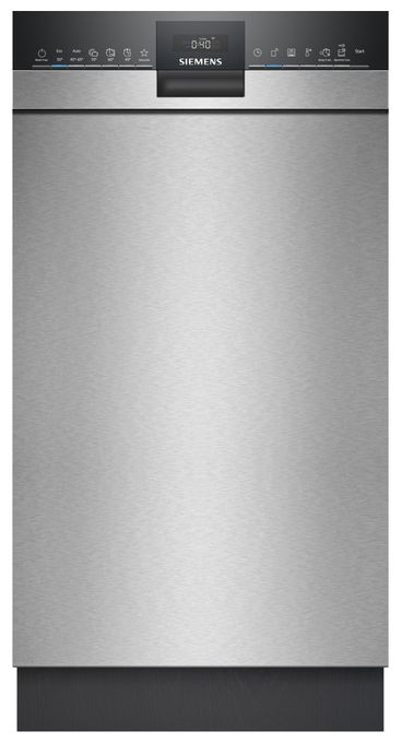 45 cm Geschirrspüler unterbaufähig Leise 10 Maßgedecke aquaStop Funktion Wärmetauscher iQ300 SR43ES25ME 