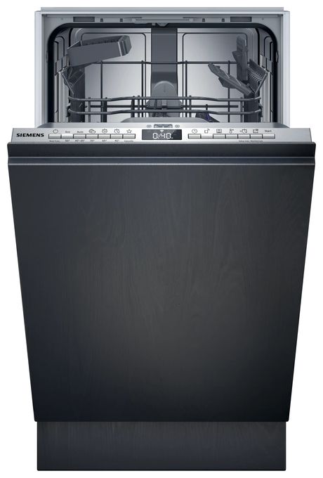 45 cm Geschirrspüler vollintegriert (ohne Front) Leise 10 Maßgedecke aquaStop Funktion Wärmetauscher iQ300 SR63HX77KE 