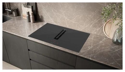 80 cm Induktionskochfeld 4 Kochzonen mit integriertem Dunstabzug iQ500 ED87BHQ26E autarkes 