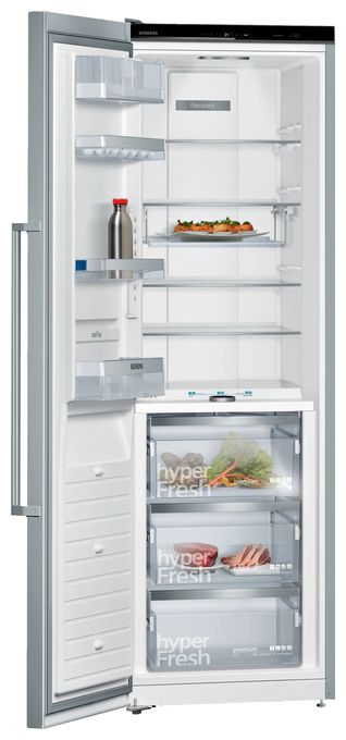 Side-by-Side Kühl-/ Gefrierkombination 309 l / 242 l NoFrost  iQ500 KA95FPIDP Europäischer (Edelstahl) 