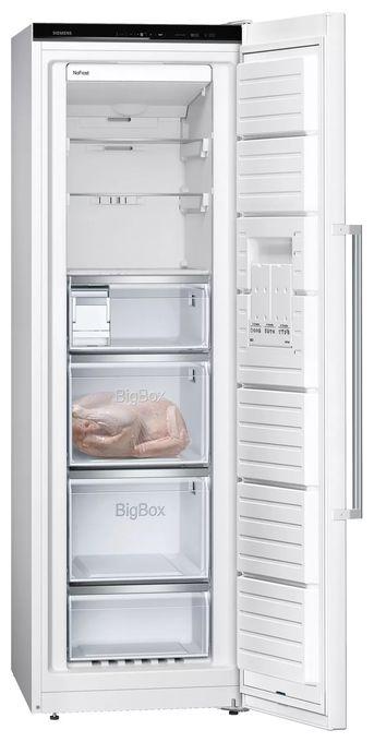Side-by-Side Kühl-/ Gefrierkombination 346 l / 242 l NoFrost  iQ500 KA95NAWEP Europäischer (Weiß) 