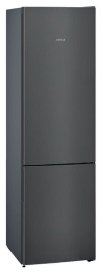 249 l / 94 l Kühl-Gefrierkombi freistehend 119 kWh Jahr  iQ500 KG39E8XBA (Schwarz, Edelstahl) 