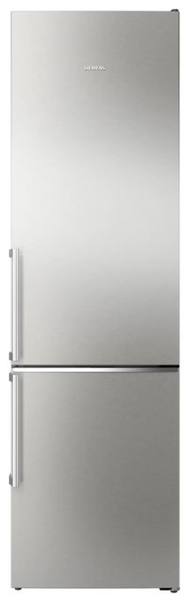 260 l / 103 l Kühl-Gefrierkombi freistehend NoFrost 112 kWh Jahr  iQ500 KG39NAIAU (Gebürsteter Stahl) 
