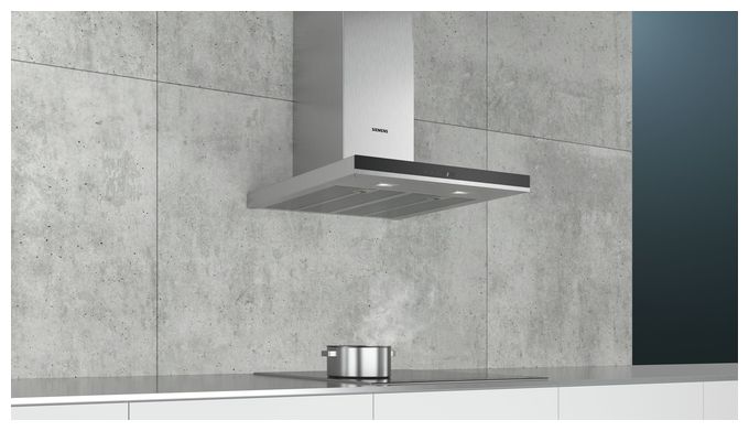 Abluft/Umluft Dunstabzugshaube/Esse Wand 60 cm (Edelstahl) iQ500 LC67BIP50 