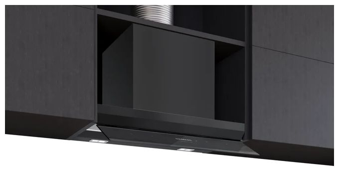Abluft/Umluft Dunstabzugshaube/Esse Einbau 90 cm (Schwarz) iQ500 LJ97BDP60 