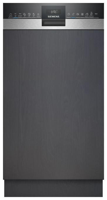 45 cm Geschirrspüler teilintegriert (ohne Front) Sehr leise 10 Maßgedecke aquaStop Funktion Wärmetauscher iQ500 SR55ZS10ME 